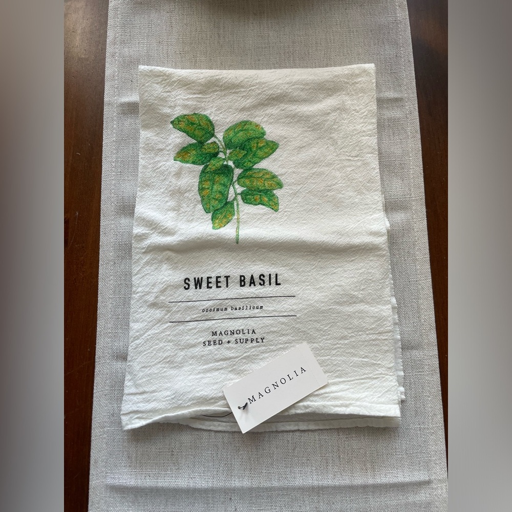 new Magnolia tea towel